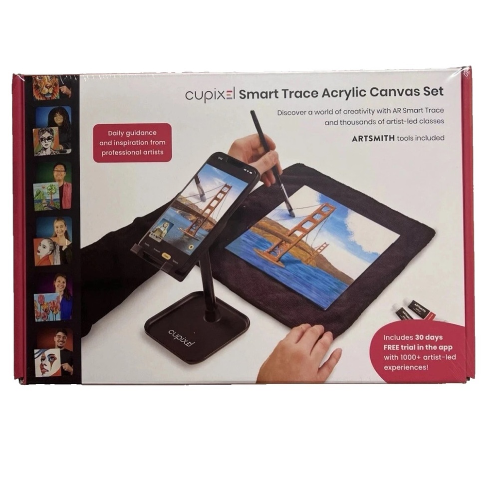 Cupixel Smart Trace Acrylic Canvas Set Tools & Instruction NEW
